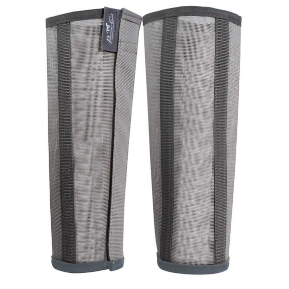 Professional's Choice Deluxe Fly Boots 4 pack, Large, Charcoal