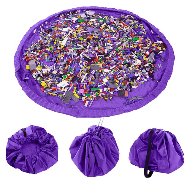 Hml Sac de Rangement Portable Grande Capacité Sac de Rangement pour Jouets de Plage pour Enfants d'Extérieur