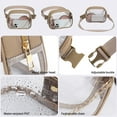 thumbnail image 4 of Tinyat Crossbody Bags for Women Clear Women Fanny Pack Belt Bag Stadium Approved Waterproof Waist Bags PVC Purse, 4 of 7