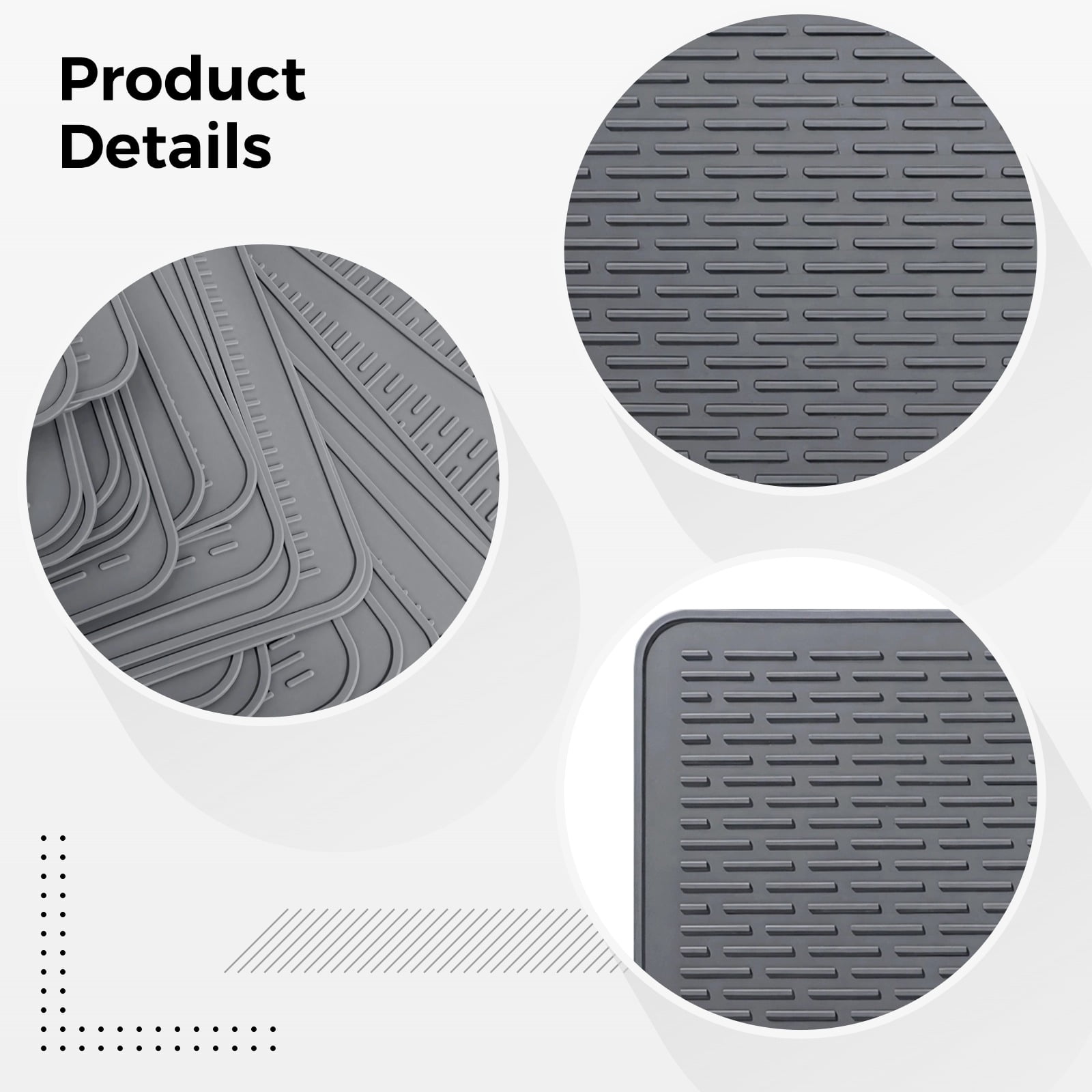 Silicone Stove Top Protector Mat for Electric Range, Non Slip Heat Resistant Cooktop Cover with Grooved Surface, Kitchen Counter Gap Guard for Glass Ceramic