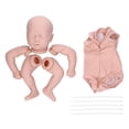 thumbnail image 2 of Muñecas Reborn de bricolaje, muñeca Reborn de 18,5 pulgadas, muñecas Reborn sin pintar, muñeca Reborn, máxima confiabilidad, 2 of 14