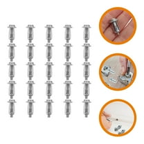 MIPCASE 25pcs Hollow Wall Anchors Metal Screw Anchors with Stainless Steel for Commercial Settings