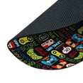 thumbnail image 3 of WIRESTER 7.88 in Round Mouse Pad with Non-Slip Rubber Base for Computers, Laptop, Office & Home - Retro Game Text Pattern, 3 of 5