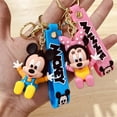 thumbnail image 3 of Disney-llaveros de Mickey Mouse para niño y niña, llaveros de dibujos animados bonitos, llavero Kawaii de Minnie, modelo de juguete para niños, regalo para niños, 3 of 4