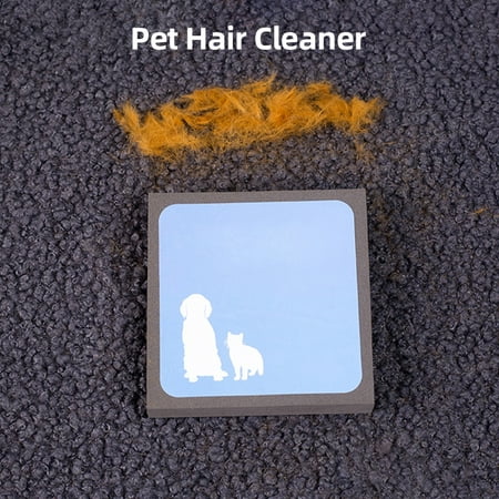 Pet Cat Dog Hair Cleaner Pet Hair Remover Foam Hair Fur Remover for Erasing Furniture Bedding Carpets Car (Best Cat Hair Remover For Furniture)