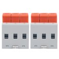 thumbnail image 4 of Protection contre les Surtensions, Fenêtre Visible AC 420V 2Pcs Din Rail Parafoudre Dispositif PC Shell Ignifuge avec des Indicateurs de Vert Rouge pour l'Électronique Domestique Imax: 20ka, Imax: 40ka, Imax: 60ka, 4 of 8