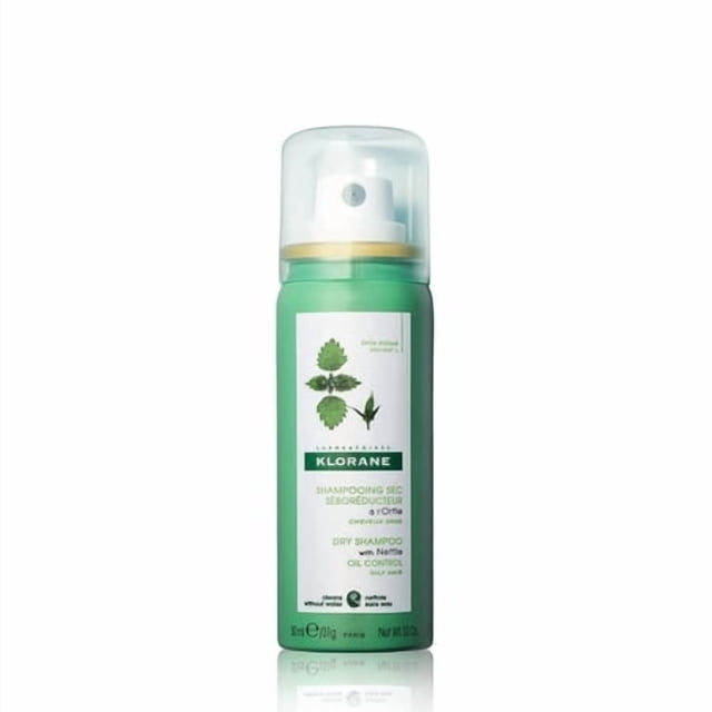 Klorane Dry Shampoo With Nettle For Oily Hair And Scalp Regulates Oil Production Paraben & Sulfate-Free Travel Size 1 Oz.