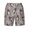 thumbnail image 4 of Lsque Mens Swim Trunks Halloween Gnome Pattern - Bathing Suit Compression Liner - Beach Swim Shorts Swimwear - (S-3XL) - Stretch Quick Dry -Large, 4 of 9