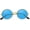 Blue, variant on Hippy Specs Sunglasses, Retro Rave Glasses Round Novelty Festival Sunglasses 60's 70's Style Glasses Circle Glasses