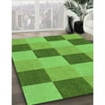 thumbnail image 3 of Ahgly Company Machine Washable Indoor Rectangle Transitional Emerald Green Area Rugs, 5' x 8', 3 of 7