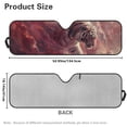 thumbnail image 3 of FUIALDOLG Tiger Nebula Front Windshield Sun Shade Foldable Front Window Sun Shield Visor Fit for Off-road Vehicle Block UV Rays Car Accessories Heat Keep Car Cooler, 3 of 7