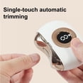 thumbnail image 5 of Electric Nail Clipper for Seniors & Adults - 2-in-1 Automatic Toenail & Fingernail Trimmer with 3 Speeds, LED Light, Portable, Rechargeable USB Type-C, Safe, Anti-Mess Design, Easy Makeup Organizers, 5 of 9