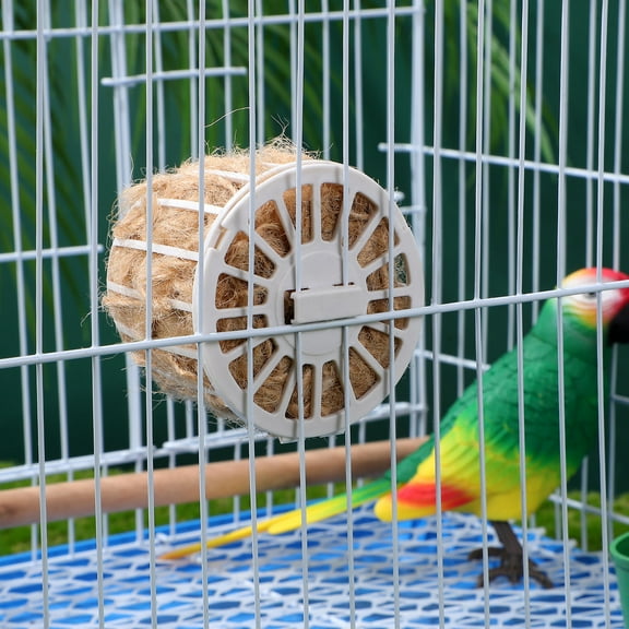 TAILTOSS 1Pack Jute and Cotton Nesting Material for Parakeets in 7.30X7.30X6.50CM for Cages