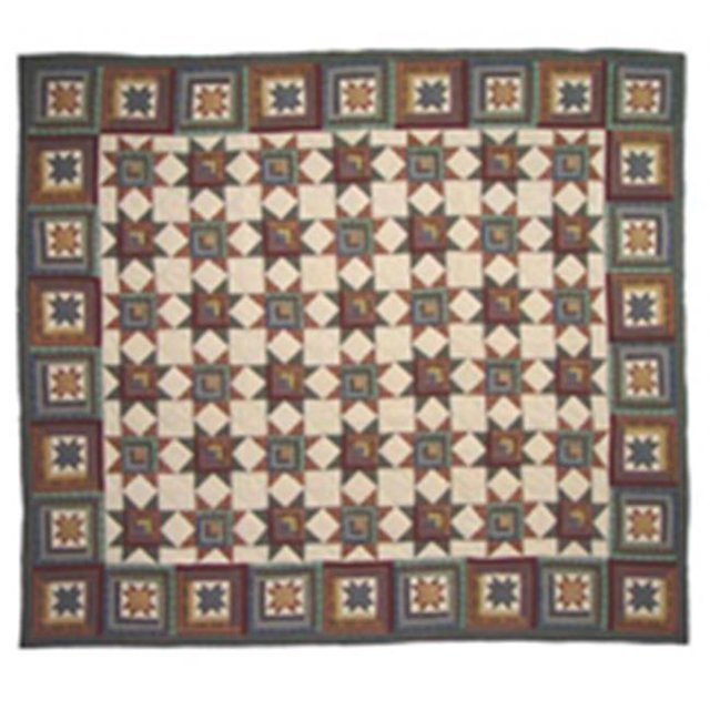 Patch Magic QTCTSR Cottage Star-Couette Twin 65 x 85 Po.