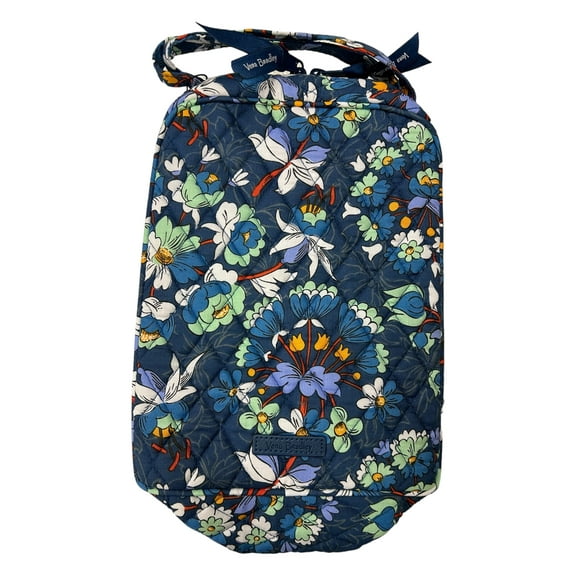 Vera Bradley Lunch Bunch Bag Floral Burst Cotton Lightweight Blue