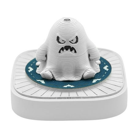 3D Halloween Ghost Tear-Away Calendar Memo Pad – Desktop Paper Sculpture with Sticky Notes for Office Decor Creative Home Desk Accessory and Seasonal Decoration