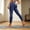 Dark Blue, variant on Qulqfy Tummy Control Women Leggings Yoga Pants Stretchy Petite Gray High Waisted Booty-Lifting Workout Athletic Cycling Tights Pants S