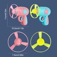 thumbnail image 3 of Cat Flying Disc Launcher Toy Set with 5 Propellers, Interactive Fetch Toy for Indoor Cats & Dogs, High-Visibility Saucers for Hunting Chasing Play, Outdoor Pet Gift, 3 of 8