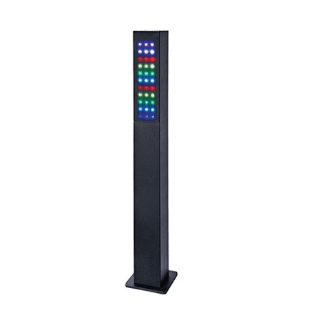 Bluetooth Dock - Sylvania SP436 Bluetooth Tower Plasma Speaker Dock with Radio - Manufacturer Refurbished