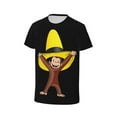 thumbnail image 3 of Curious George Boys' Shirt 3D Print Short Sleeve Tee Tshirt for Kids, 3 of 5
