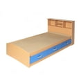 thumbnail image 5 of Better Home Products California Wooden Twin Captains Bed in Beech and Blue, 5 of 5