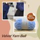 thumbnail image 2 of Wosthever Bola de hilo de terciopelo de 100g para bufandas, chal, cárdigan, hilos de tejer DIY, suéter, calcetines, sombrero, gorro, hilo de Type3 NO3, 2 of 6