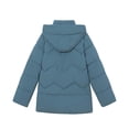 thumbnail image 4 of Wancir Womens Zipper Hooded Puffer Jacket Long Sleeve Winter Warm Down Coats with Pockets, 4 of 7