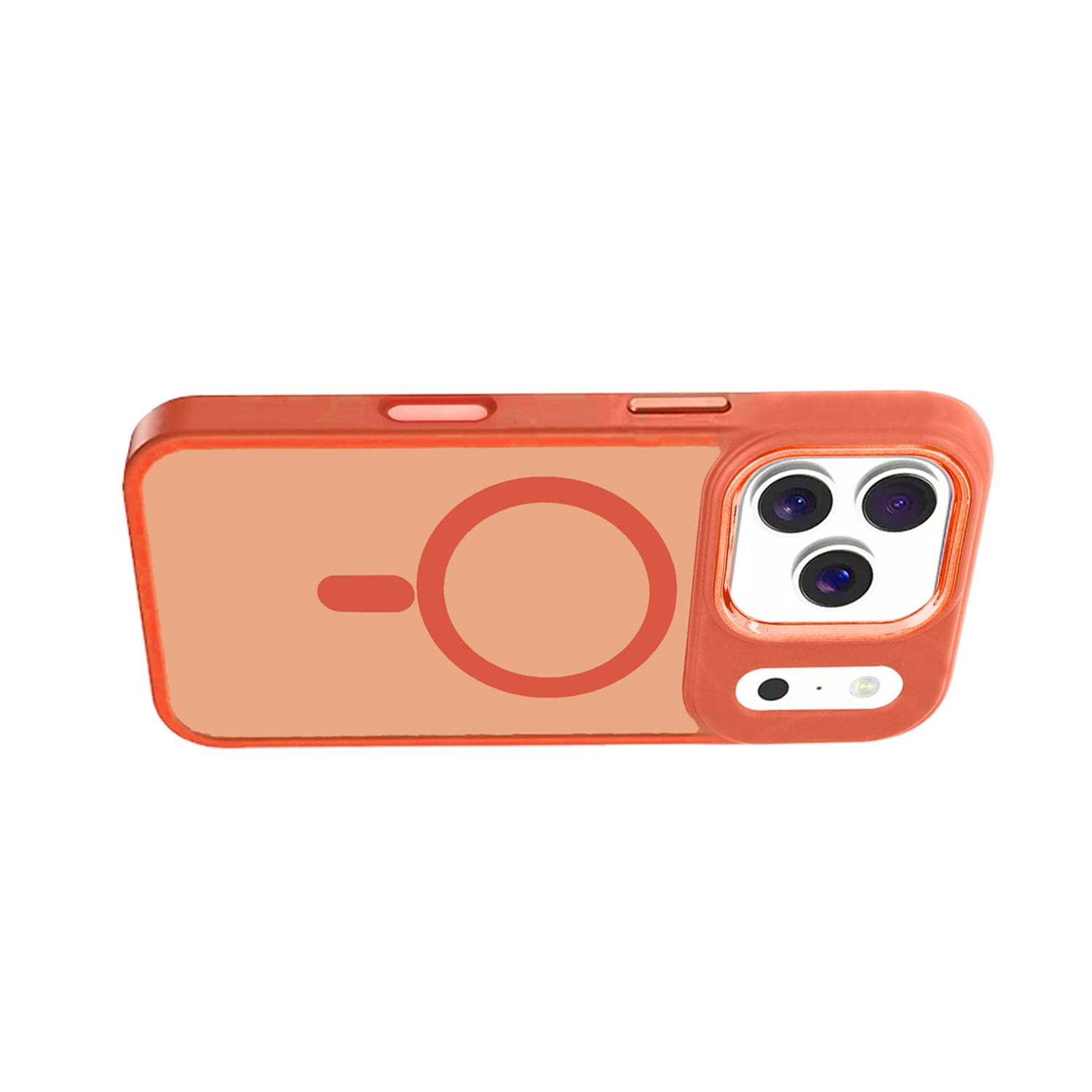 Thin Fit Magnetic Charging Back Cover for iPhone 17 Pro Max - Orange