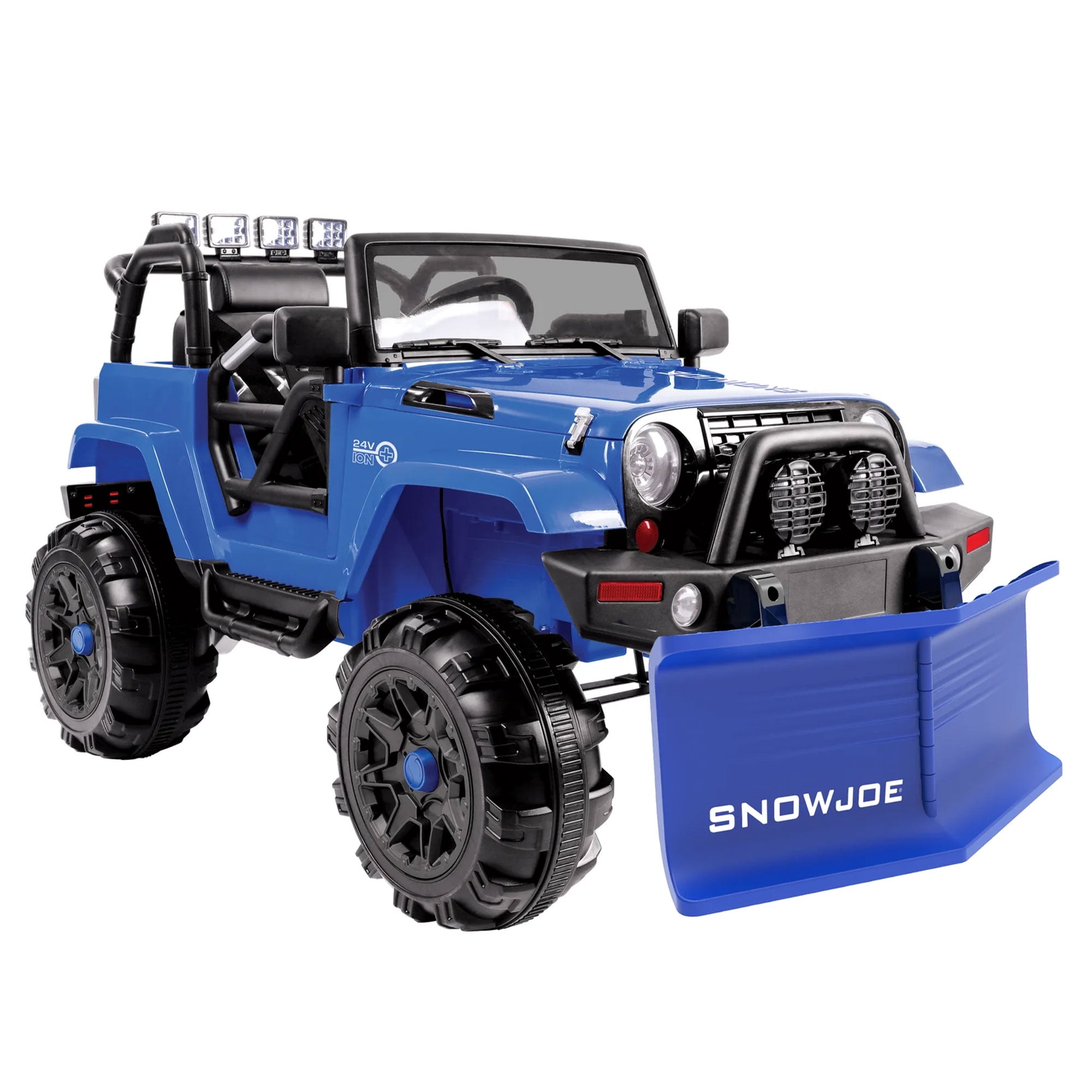 Snow Joe Kids Ride-On SUV with Snow Plow