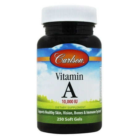 Carlson Labs - 10000 UI de vitamine A - 250 Gélules
