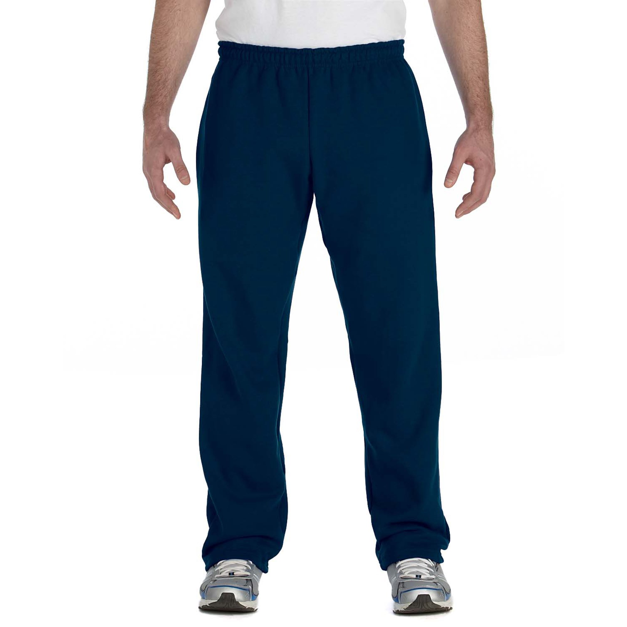 Adult Heavy Blend Open-Bottom Sweatpants - Size M, Sport Grey, 50/50 Cotton Polyester