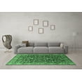 thumbnail image 3 of Ahgly Company Indoor Round Oriental Emerald Green Industrial Area Rugs, 8' Round, 3 of 4