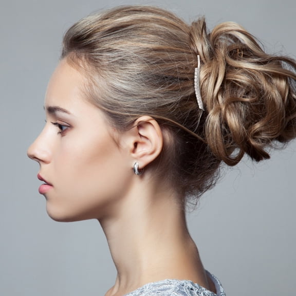 Milisten 12-Pack Rhinestone Hair Clips and Bobby Pins for Thick Hair, Salon Styling Accessories for Women and Girls