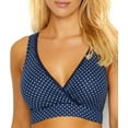 thumbnail image 2 of Playtex Nursing Pullover Wirefree Sleep Bra, 2-Pack Navy Dot Print/Silver Heather Print L Women's, 2 of 2