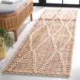 thumbnail image 2 of SAFAVIEH Natural Fiber Brielle Geometric Runner Rug, Natural/Ivory, 2'3" x 8', 2 of 7