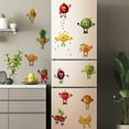 thumbnail image 1 of Fiudx Pegatinas de Pared de Frutas, Diseño de Frutas y Hojas Brillantes, Fáciles de Despegar y Pegar, para Cocina, Comedor, Refrigerador, Decoración Del Hogar, Material de Pvc, Juego de 30 X 15 Cm, 1 of 7