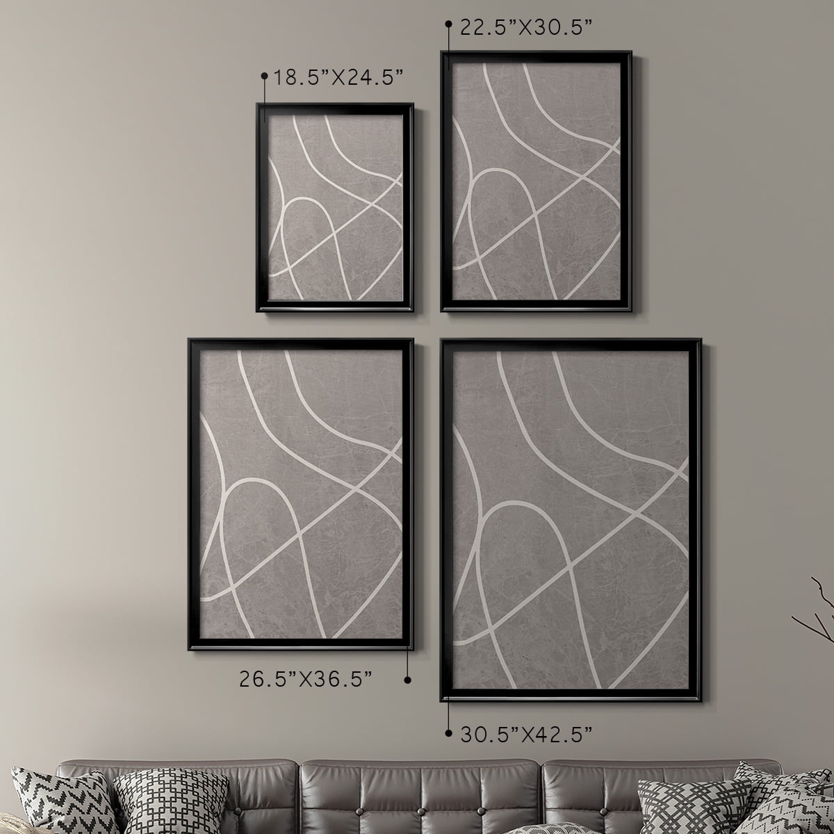 Fissures I Premium Classic Framed Print - Ready to Hang