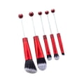 thumbnail image 4 of Juego de 5 brochas para maquillaje de ojos Yuyangstore kit de herramientas Rojo, 4 of 8