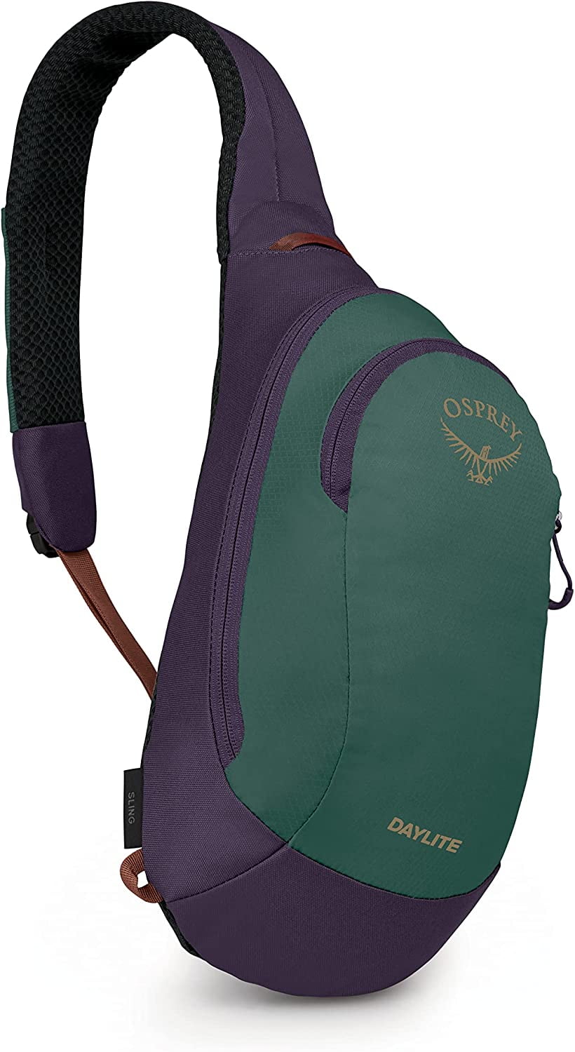 Osprey Daylite Sling Color Axo Green/Enchantment Purple, Size O/S