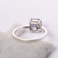 thumbnail image 3 of Elegant Asscher Cut Alexandrite Engagement Ring Color Changing June Birthstone Ring, 3 of 3