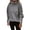 Grey, variant on Lisingtool sweaters for women Womens Loose Long Sleeve Knit Sweater Casual O Neck Pullover Distressed Sweater Tops turtleneck sweater women Coffee
