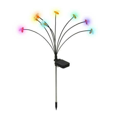 

BFSAUHA Solar Garden LightsSolar Firefly Lights with 2 Lighting Mode Sway By Wind Solar Decorative Lights Solar Outdoor Lights for Yard Patio Walkway Decoration Heating Lamp Bulb