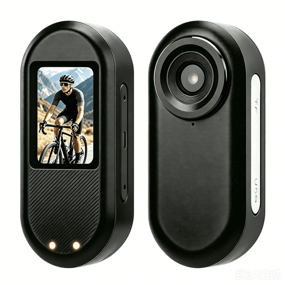 Body Cam, 1080P with Screen, Mini Wearable Action Camera with Magnetic Charging Case, Waterproof Portable Video Recorder for Work, Outdoors, Pet