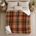 thumbnail image 5 of Classic Autumn Plaid Farmhouse Living Room Festive, Festive autumn celebration Scene, Warm Flannel Blanket for Ranch House and Living Room, Art Lovers autumn celebration Gift, Festive Home Decor, 5 of 9