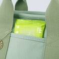 thumbnail image 5 of Small Tote Bag with Zipper Canvas Multi-Pocket Crossbody Bag Fashion Shoulder Bag Satchel Bag Portable Unisex Large Capacity Messenger Bag Green, 5 of 8