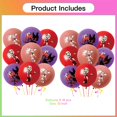 thumbnail image 2 of Hazbin Hotel Balloons Party Supplies Birthday Favors Decorations Decor Kit Latex, 2 of 5