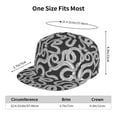 thumbnail image 6 of Haiem Snake Classic Snapback Cap Flat Bill Hat Baseball Cap Adjustable Size Cotton Dad Hat, 6 of 9