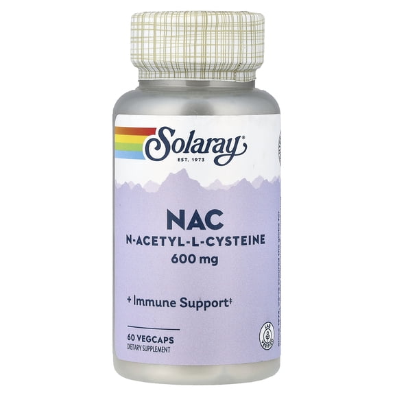 NAC 600mg Solaray 60 VCaps