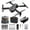 Black Home Decor, variant on karymi FPV Drone with 1080P Camera 2.4G WIFI FPV RC Quadcopter with Headless Mode Follow Me Altitude Hold Toys Gifts for Kids Adults Dorm Decor Summer