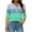 Fall Clothes Green, variant on Womens Plus Size Henley Shirt, Long Sleeve Shirts for Women Fashion Loose Fit Color Patchwork Button Up Crewneck T-Shirts Fall Clothes